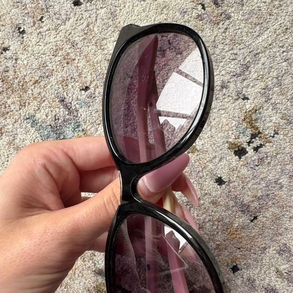 Y2K Balmain Black And Cream Sunglasses, BL2102 - Picture 11 of 11
